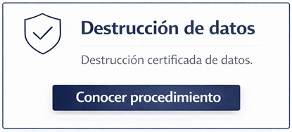 Destrucción de datos