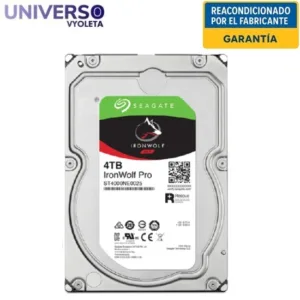 Disco duro Seagate ST4000NT001 IronWolf Pro 4TB NAS. HDD reacondicionado con garantía universovyoleta.es