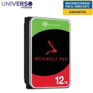 Disco duro Seagate ST12000NT001 IronWolf Pro 12TB NAS. Disco duro reacondicionado con garantía universovyoleta.es