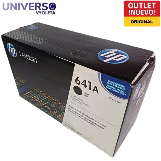 Toner negro HP 641A C9720A. Para Laserjet-universovyoleta.es. Cartucho original HP en outlet. universovyoleta.es