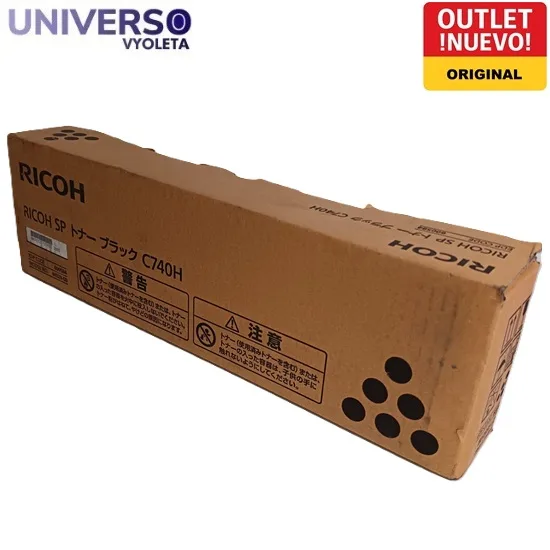 Tóner negro Ricoh 600584. Para SP C740H-universovyoleta.es. Toner original ricoh en outlet universovyoleta.es