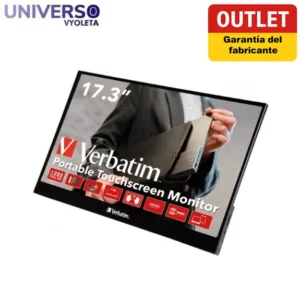 Monitor Verbatim 49593 Portable y táctil de 17,3" 1920x1080. Monitor portable en outlet con garantía