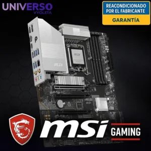 Placa madre MSI Z890 LGA1851 256GB WiFi7 gaming diseño. Placa madre reacondicionada con garantía