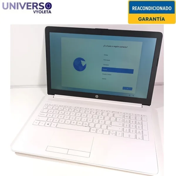 Portátil HP 15-db0025ns Ryzen3 8GB 256GB 15,6". Portátil reacondicionado universovyoleta.es con garantía
