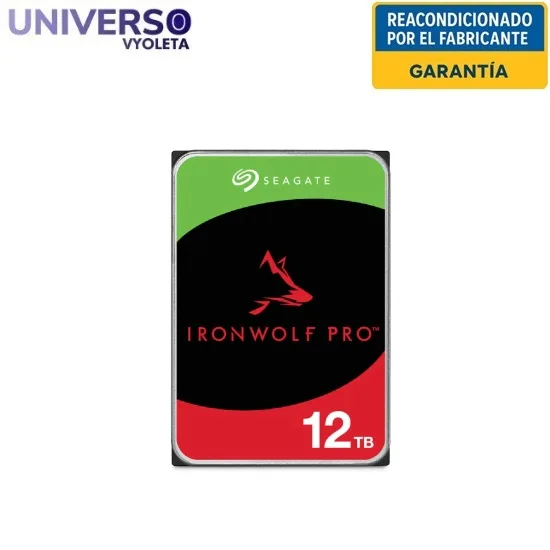 Disco duro Seagate IronWolf Pro NAS ST12000NT001 12TB 3.5"