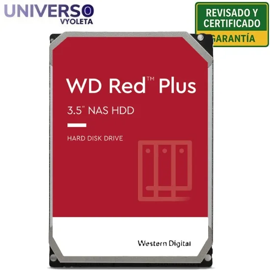 Disco duro WD WD60EFZX RED PLUS 6TB SATA3. NAS