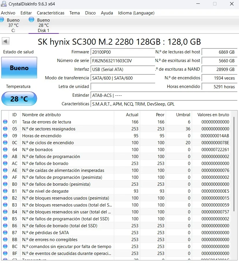 Lote 8 SSD NVMe M.2 de 128GB a 512GB - Imagen 3