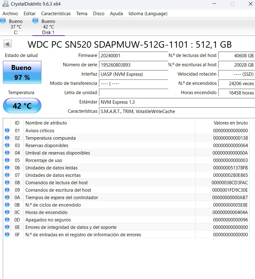 Lote 8 SSD NVMe M.2 de 128GB a 512GB - Imagen 4