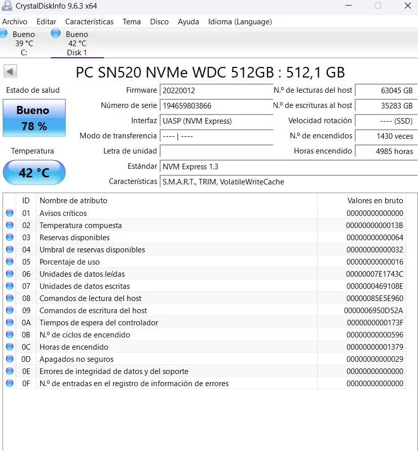 Lote 8 SSD NVMe M.2 de 128GB a 512GB - Imagen 7