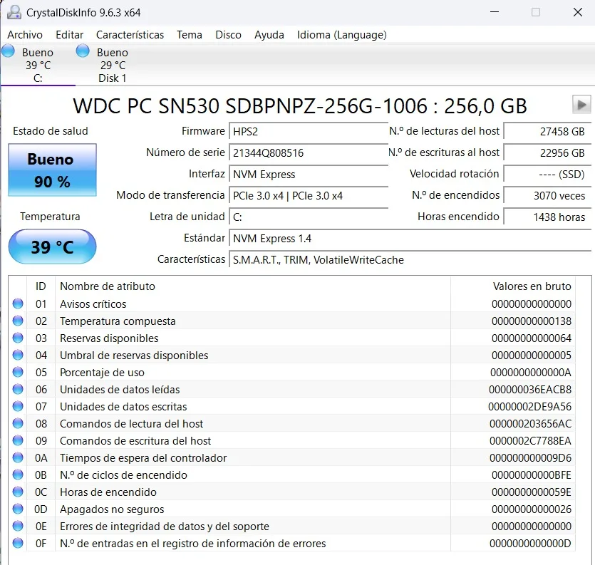 Lote 8 SSD NVMe M.2 de 128GB a 512GB - Imagen 9