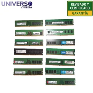 Lote 13 Módulos RAM DDR4 PC de 4GB y 8GB. Total 76GB