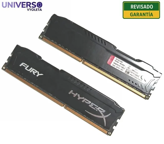 2 X RAM FURY HYPER HX318C10FB/8 DDR3-1866. CL10