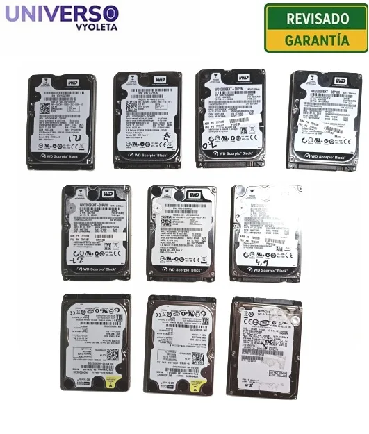 HHD Disco duro 320GB (7), 160GB (1), 80GB (2) 2.5 SATA. Portátil consolas