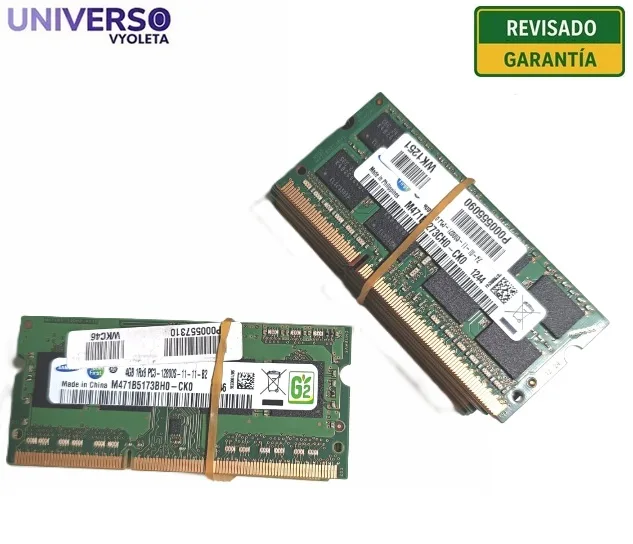 Lote 14 RAM DDR3 4GB PC3-12800S 1Rx8 y 2Rx8. Portátil