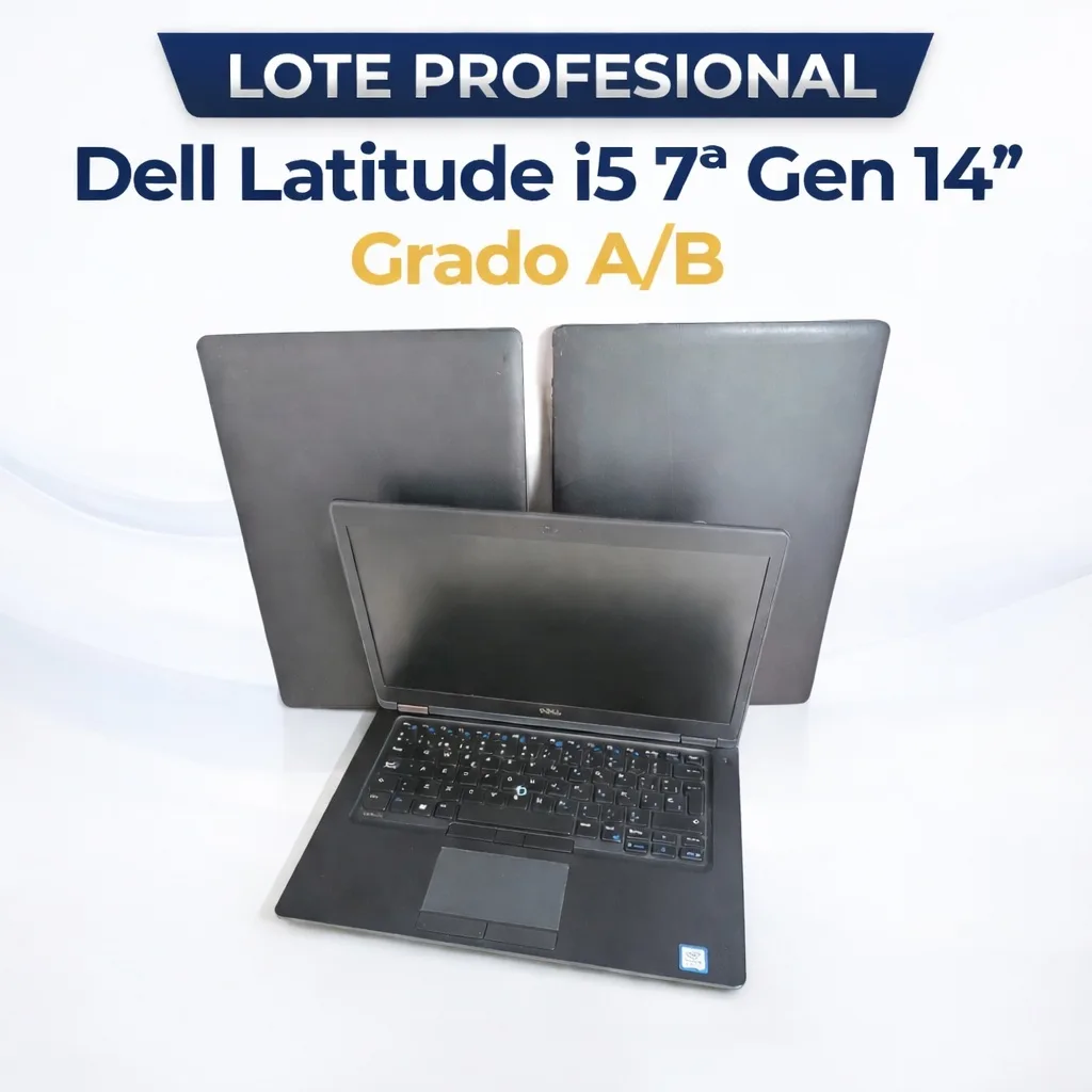 Lote Profesional 3 Dell Latitude i5 7ª Gen 14" – Grado A/B