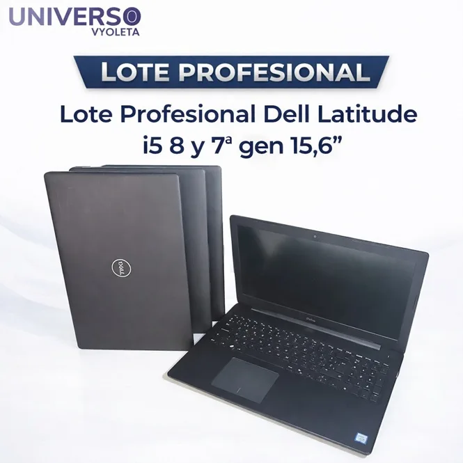 Lote Profesional 4 Dell Latitude i5 8 y 7ª gen 15,6
