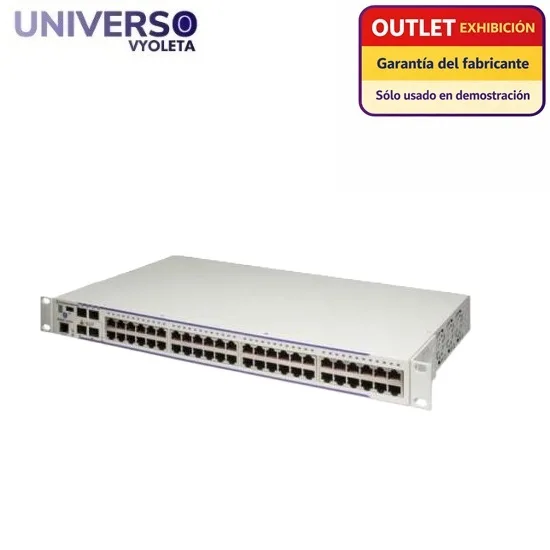 SWITCH Alcatel-Lucent gestionable 48 puertos POE, 2 SFP 10G OS6450-P48X