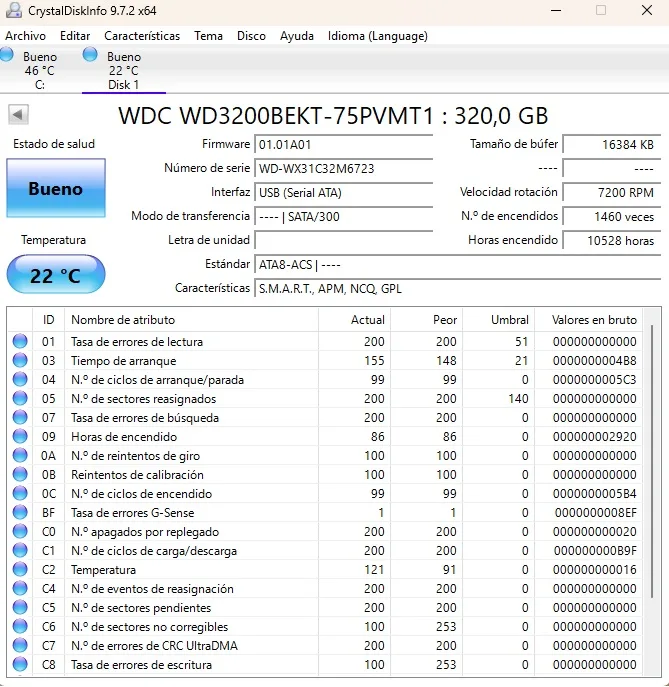 HHD Disco duro 320GB (7), 160GB (1), 80GB (2) 2.5 SATA. Portátil consolas - Imagen 5