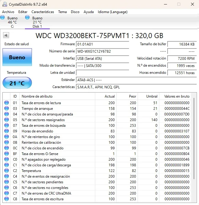 HHD Disco duro 320GB (7), 160GB (1), 80GB (2) 2.5 SATA. Portátil consolas - Imagen 3