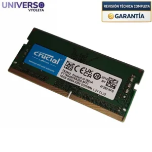 Módulo RAM Crucial DDR4-3200 16GB PC4 SODIMM 1.2V CL22