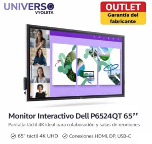 Monitor Interactivo Dell P6524QT 65" 4K Touch