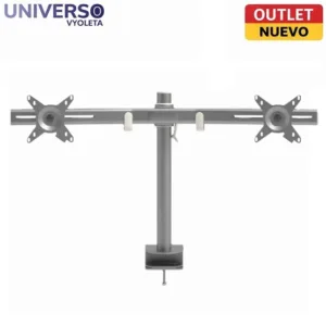 Soporte monitor doble Dataflex Viewmate VMTSB2E00I. Acero, hasta 15kg por monitor