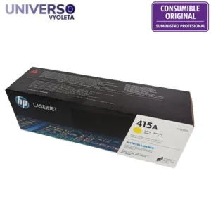 Toner Original HP 415A W2032A amarillo. LaserJet Pro y Enterprise