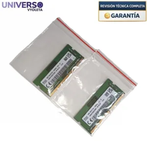 2 Módulos RAM 8GB DDR4 1Rx16 PC4 3200. Total 16GB