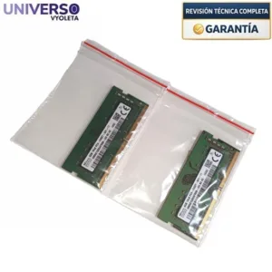 2 Módulos RAM 8GB DDR4 1Rx8 PC4 2400T. Total 16GB