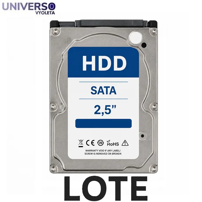 Lote 2 HDD 2.5 SATA 1TB Thin. Salud Bueno. Para portátil consola