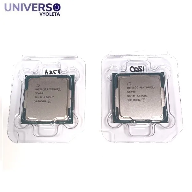 LOTE X 2 Procesador CPU Intel Pentium G6400 SRH3Y 4.00GHZ, LGA1200.