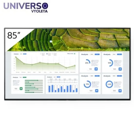 MONITOR SONY FW-85BZ30L 85" 4K DIGITAL SIGNAGE ANDROID WIFI. SKU UV2-FW-85BZ30L