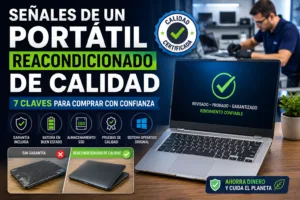 Señales de un portátil reacondicionado de calidad: Guía completa para comprar con confianza