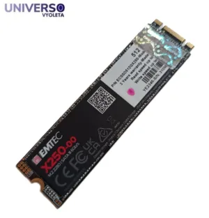 SSD M.2 SATA 2280 512GB. EMTEC X250. Salud 100%