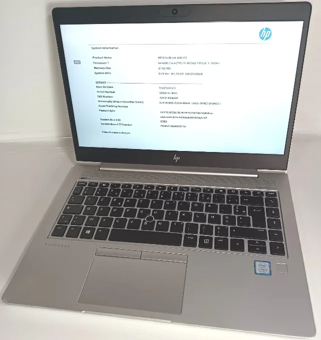 Lote x 3 Portátil HP EliteBook 840 G5, i5-8350U, 8GB RAM, 256GB M.2 SATA, 14" - Imagen 3