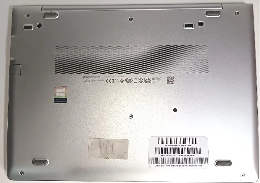 Lote x 3 Portátil HP EliteBook 840 G5, i5-8350U, 8GB RAM, 256GB M.2 SATA, 14" - Imagen 5