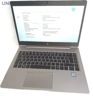 Portátil HP EliteBook 840 G5, i5-8350U, 8GB RAM, 256GB M.2 SATA, 14" táctil