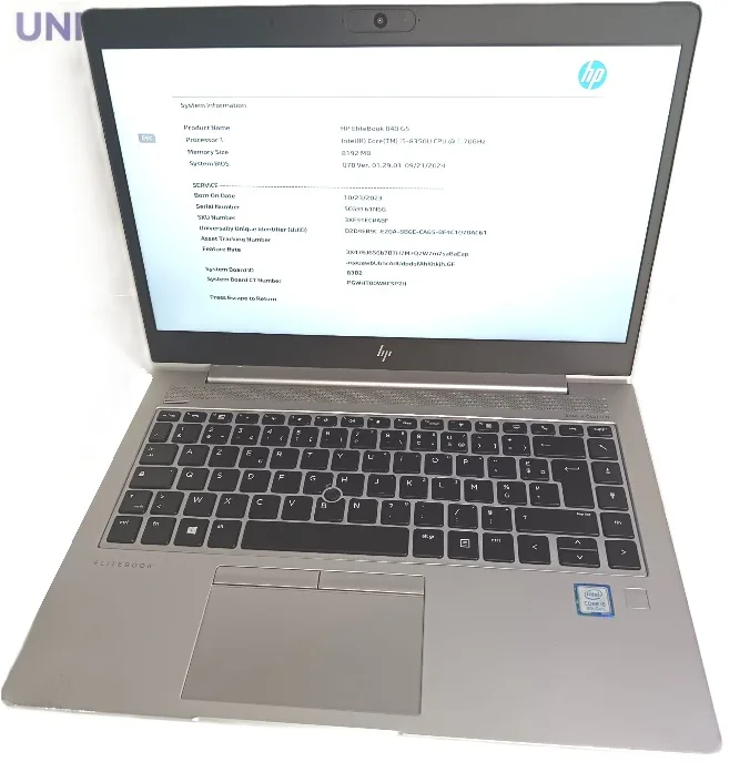 Portátil HP EliteBook 840 G5, i5-8350U, 8GB RAM, 256GB M.2 SATA, 14" táctil