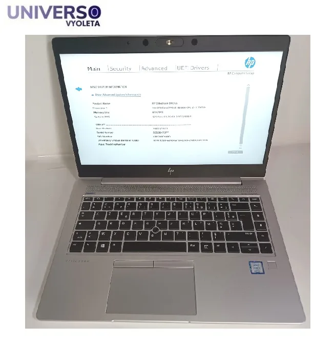 Portátil HP EliteBook 840 G5, i5-8350U, 8GB RAM, 256GB M.2 SATA, 14"