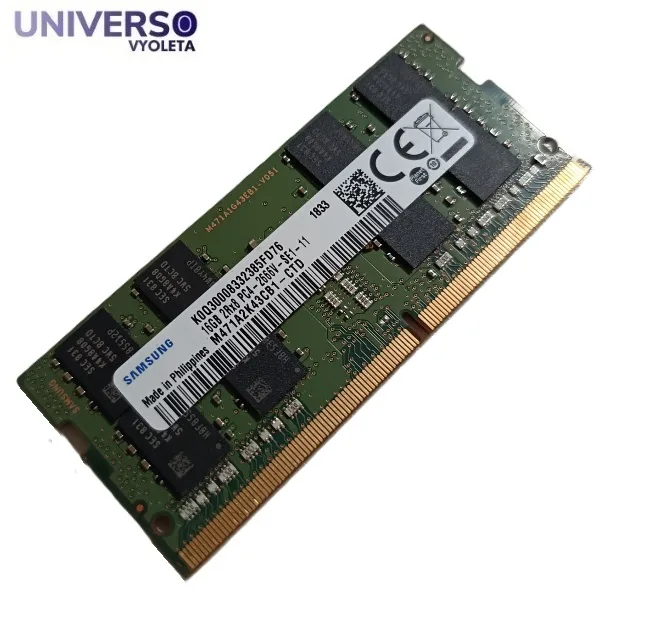 RAM Samsung 16GB DDR4 2666MHz SODIMM para portátiles