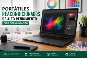 Portátiles reacondicionados de alto rendimiento para diseño gráfico