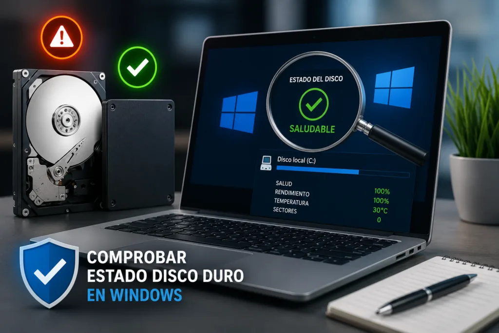 Saber cómo comprobar el estado de un disco duro en Windows es una habilidad fundamental que todo usuario debe dominar