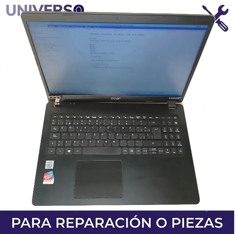 Acer Extensa 15 EX215-52-53XM. i5-1035G1, DDR4, 15,6. Defectos