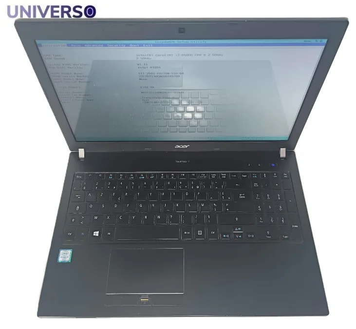 Acer Travelmate TMP658-M-70D4. i7-6500U, M.2 256GB, 8 GB RAM, 15,6
