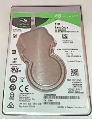 HDD Seagate ST1000LM049 1TB 2.5 SATA thin. Portátil, consolas