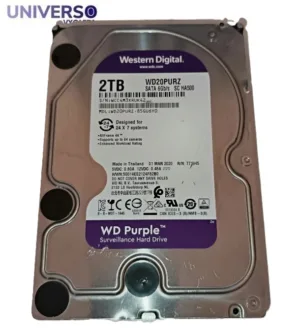 HDD WD Purple WD20PURZ 2TB SATA 3.5. Nas y videovigilancia