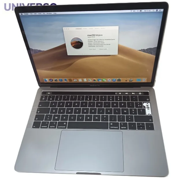 MacBook Pro 13. i5 2,4 GHz 2019. 4 puertos Thunderbolt