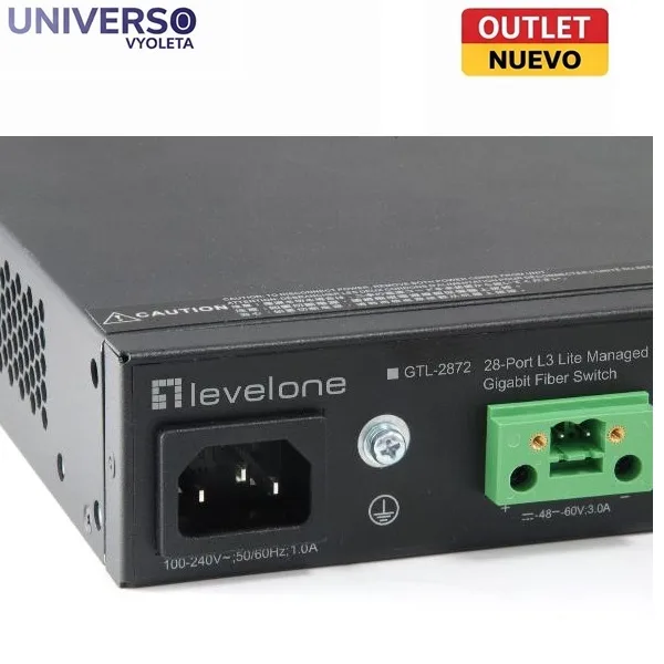 Switch L3 Lite Gestionado GTL-2872 – 28 Puertos Gigabit (4 Combo), 4 Uplinks 10G SFP+ y Fuente Redundante - Imagen 5