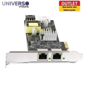 Tarjeta de Red StarTech.com PR22GIPNTWRKCRD PCIe 2.5G PoE+ 2 Puertos RJ45 Dual