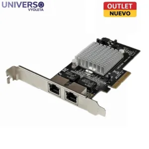 Tarjeta de Red PCIe StarTech ST2000SPEXI – 2 Puertos Gigabit RJ45, Chip Intel i350 e Incluye Low Profile